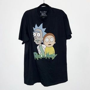 Rick & Morty Oversized Merch T-shirt XXL Pristine​​​​​
